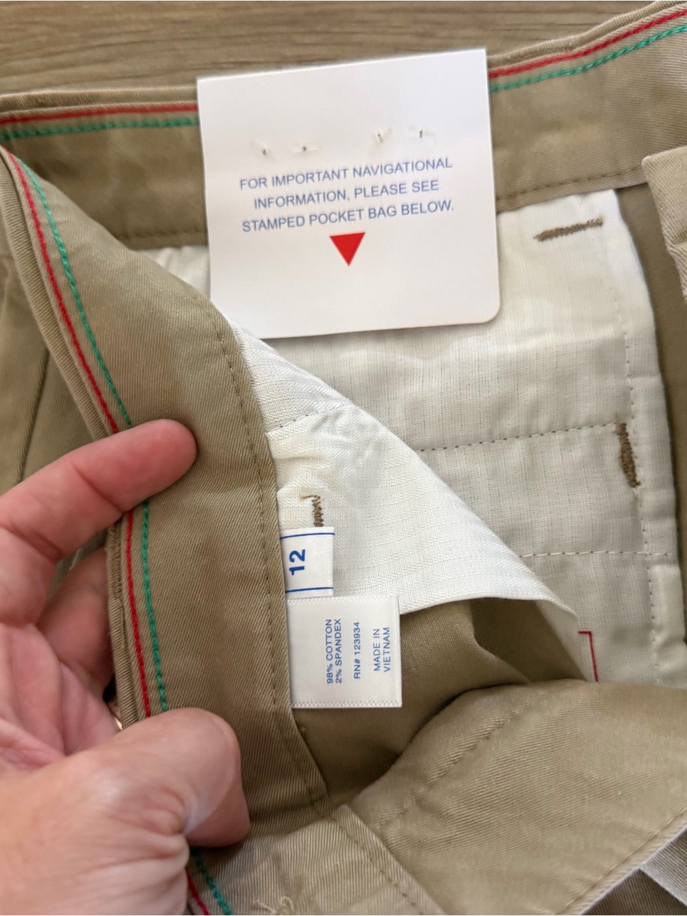 Southern Tide Boys Khaki Dress Pants - Tan - Picture 2 of 4